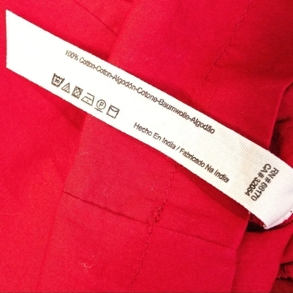 NWT Free People Red Ruffle Dress Sz XS